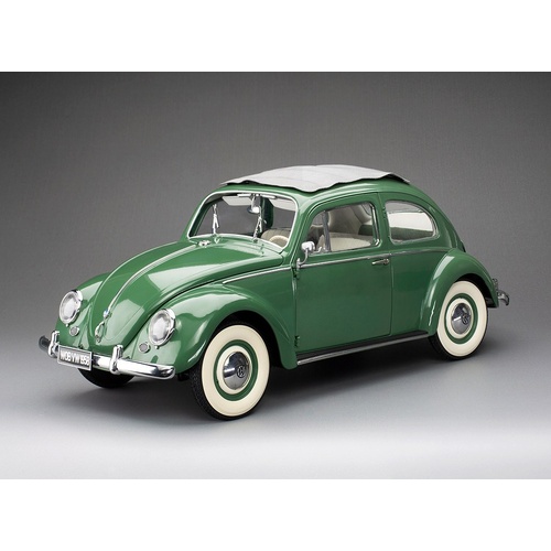 Sun Star 1/12 1958 Volkswagen Beetle Saloon Opening Roof - Agave Green (Limited Edition 1500pcs)