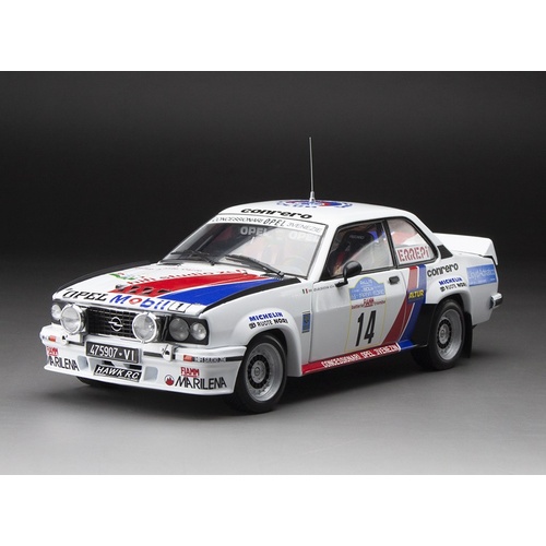 Sun Star 1/18 Opel Ascona 400 -#14 M.Biasion/T.Siviero-Targa Florio Rally 1981 (Limited edition 998pcs)