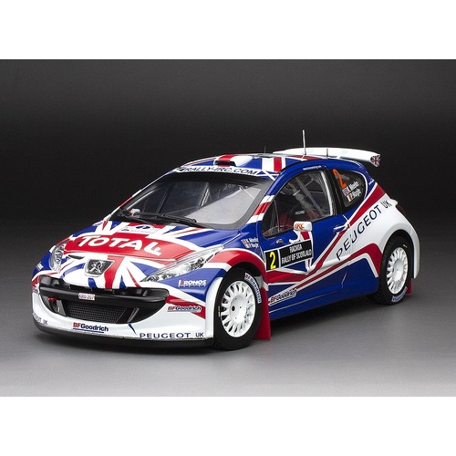 Sun Star 1/18 Peugeot 207 S2000 - #2 K.Meeke/P.Nagle - 3rd Rally of Scotland 2010 (Limited Edition 999pcs)