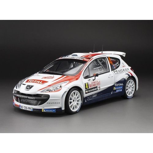 Sun Star 1/18 Peugeot 207 S2000 - #4 B.Bouffier / X.Panseri - Rallye Automobile Monte- Carlo 2011 winner (limited edition 999pcs)