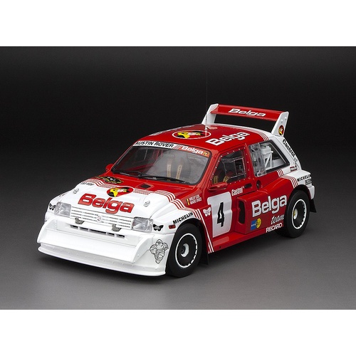 Sun Star 1/18 MG Metro 6R4 - #4 M.Duez / W.Lux - 2nd Lotto Bianchi Rally 1986 (Limited Edition 999pcs)