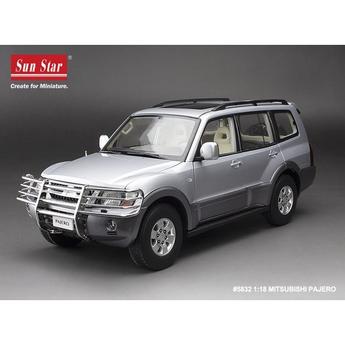 Sun Star 1/18 Mitsubishi Pajero V73 - Cool Silver (New Tooling)