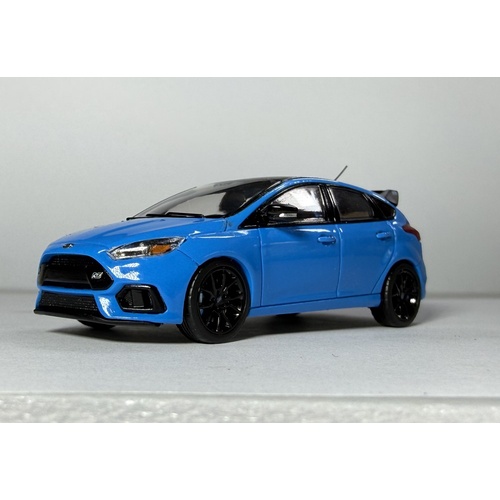 Sun Star 1/64 2018 Ford Focus RS - Nitrous Blue Diecast Model Car