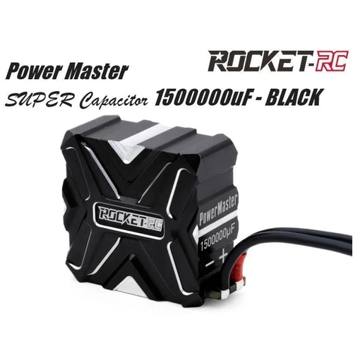 Surpass Super capacitor 1500000μF  0~9.0V use for ESC    29*14.1*29.5mm  Black