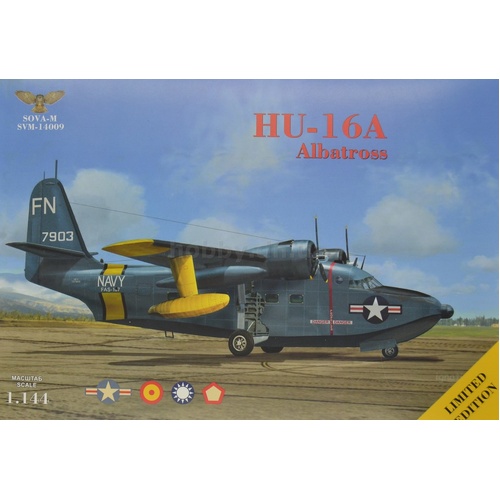 Sova-M 1/144 HU-16A Albatross (USA/IDN/ESP/TWN) Plastic Model Kit