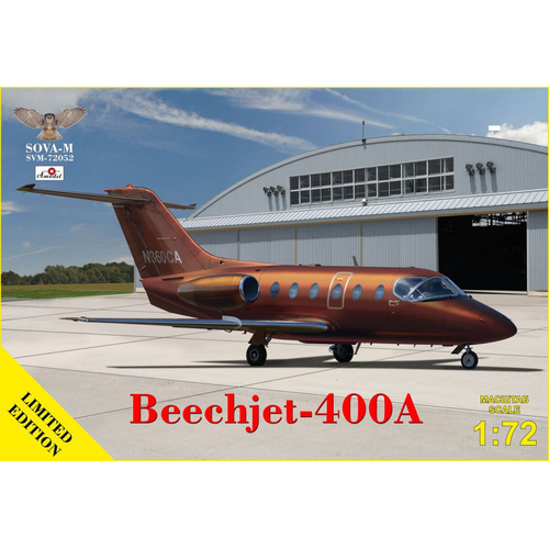 Sova-M 1/72 Beechjet -400A (2 civil liveries) Plastic Model Kit
