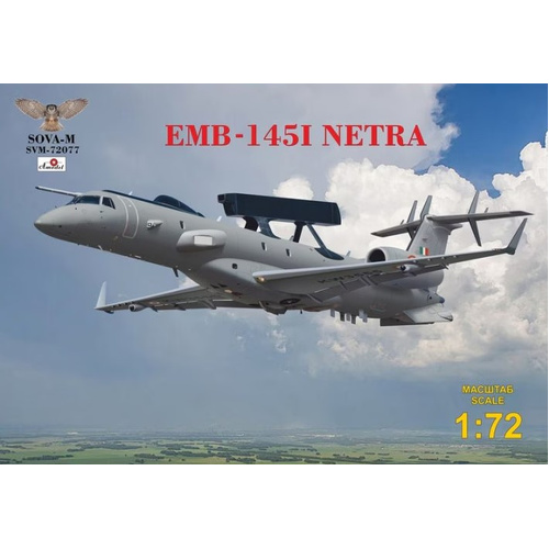 Sova-M 1/72 EMB 145 I NETRA (India's AEW & CS aircraft ) Plastic Model Kit
