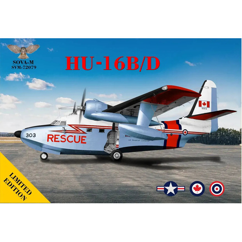 Sova-M 1/72 Hu-16B/D "Albatross" (Thai/Can/US Navy) Plastic Model Kit
