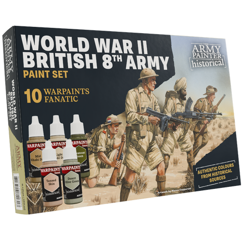 The Army Painter Historical: WWII British 8th Army Paint Set