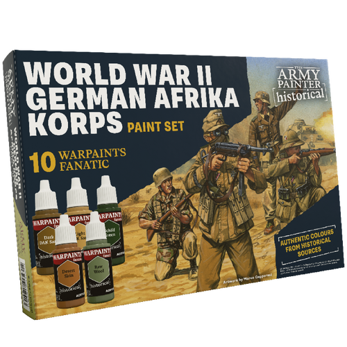 The Army Painter Historical: WWII German Afrika Korps Paint Set