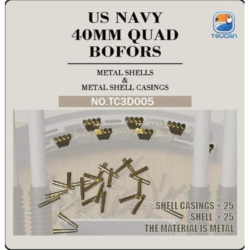 Toucan 1/35 METAL SHELLS & METAL SHELL CASINGS Plastic Model Kit