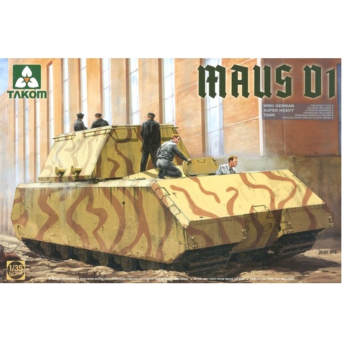 Takom 1/35 WWII German Super Heavy Tank Maus V1 Plastic Model Kit