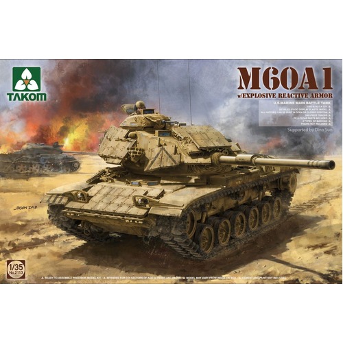 Takom 1/35 M60A1 w/ERA Plastic Model Kit
