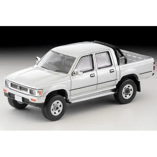 Tomica 1/64 LV-N256c Toyota Hilux 4WD Pickup DoubleCab SSR (Silver) 1991