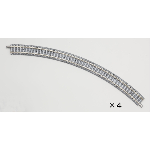 Tomix N Curve PC Track 12-1/2" 317mm Radius, 45° (4)