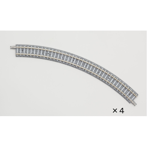 Tomix N Curve PC Track 9-9/16" 243mm Radius, 45° (4)
