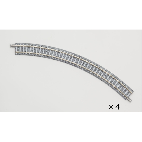 Tomix N Curve PC Track 9-9/16" 243mm Radius, 45° (4)