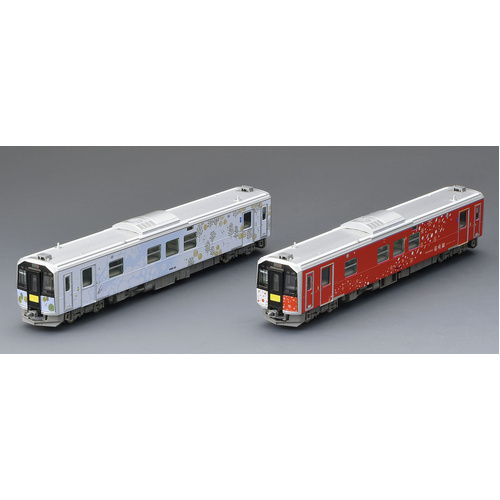 Tomix N JR H100 series diesel car (Kushiro-mo Line/Hanasaki Line wrapping car) 2 Car Set