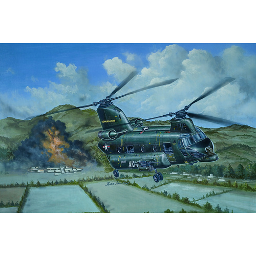 Trumpeter 1/35 Boeing ACH-47A Armored Chinook Plastic Model Kit [06113]