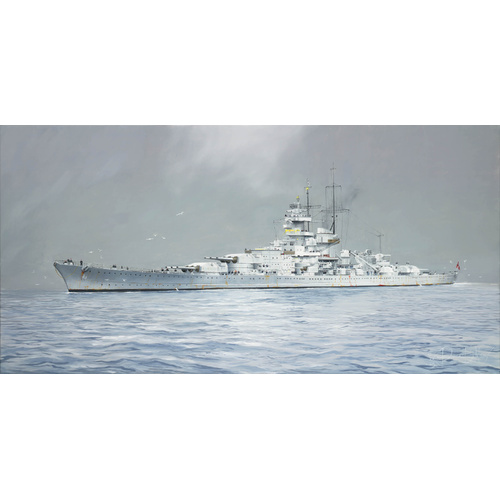 Trumpeter 1/350 German Gneisenau Battleship Plastic Model Kit