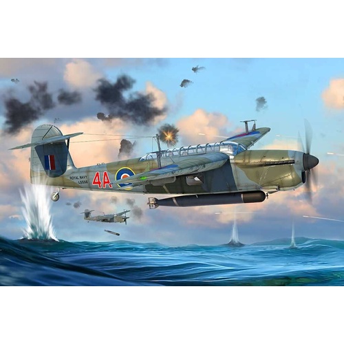Trumpeter 1/48 Royal Navy Fairey Barracuda Mk11 Torpedo Bomber Plastic Model Kit