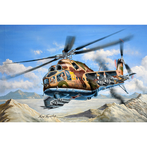 Trumpeter 1/48 Mi-24A Hind-B Plastic Model Kit