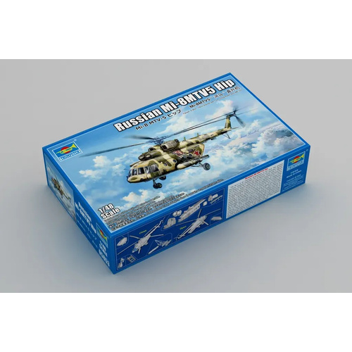 Trumpeter 1/48 Russian Mi-8MTV5 Hip Plastic Model Kit