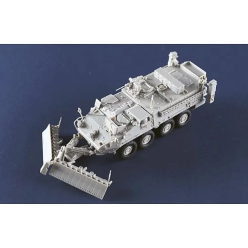 Trumpeter 1/72 M1132 Stryker Engineer Squad Vehicle with SMP/AMP-Surface Mine Plow Plastic Model Kit [07427]