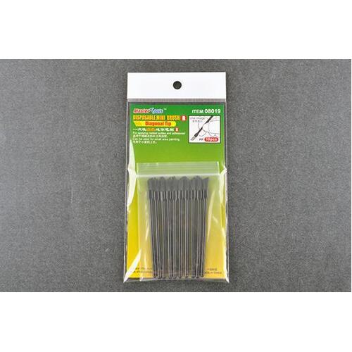 Trumpeter Disposable Mini Diagonal Brush*10