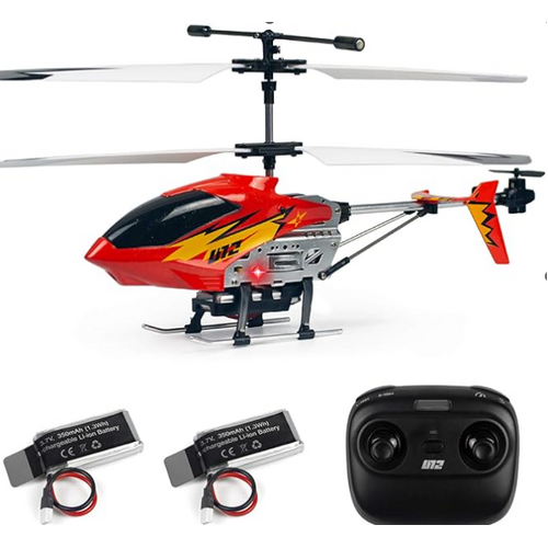 UDI RC Helicopter Dual Battery Version (Red)