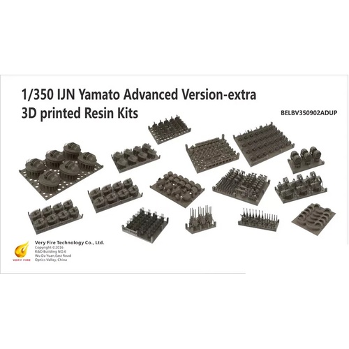 Very Fire 1/350 IJN Yamato Advanced version-extra 3D printed resin kits