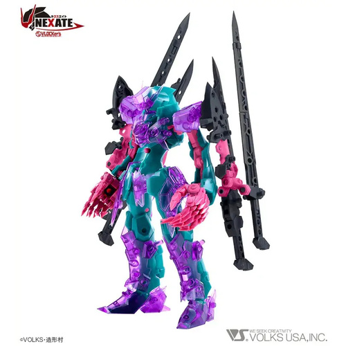 VLOCKer's NEXATE PRIME V-RAID Green/Clear Purple ver. Plastic Model Kit