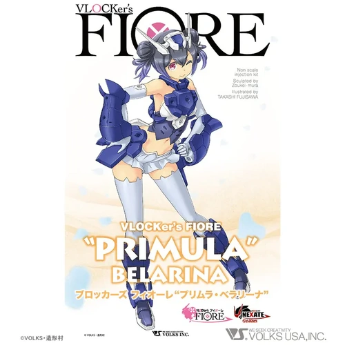 VLOCKer's FIORE PRIMULA BELARINA Plastic Model Kit