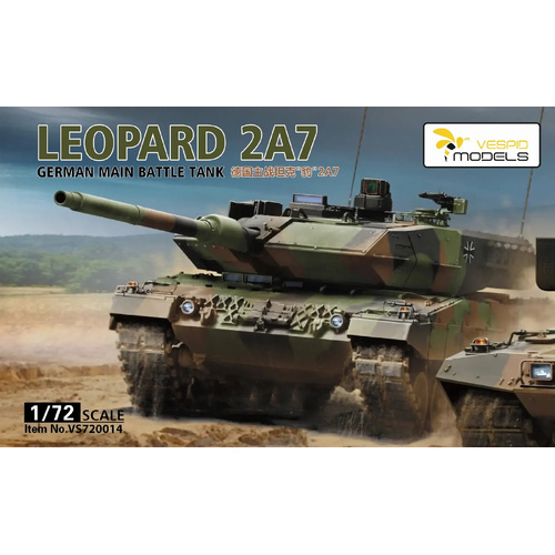 Vespid 1/72 German Main Battle Tank Leopard 2 A7 Plastic Model Kit