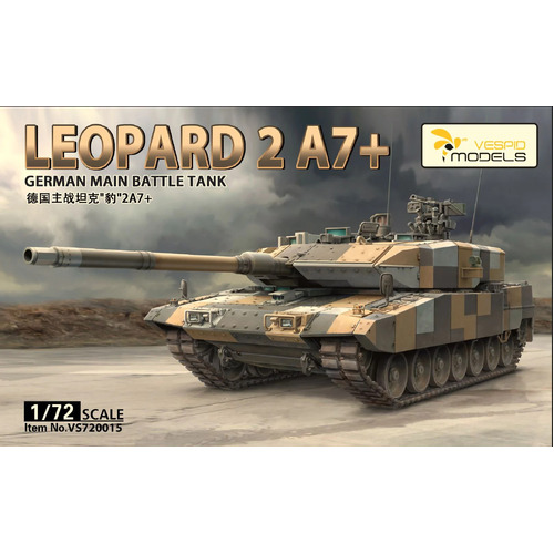 Vespid 1/72 German Main Battle Tank Leopard 2 A7+  Plastic Model Kit