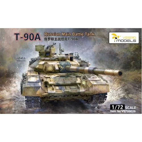 Vespid 1/72 T-90A Russian Main Battle Tank Plastic Model Kit