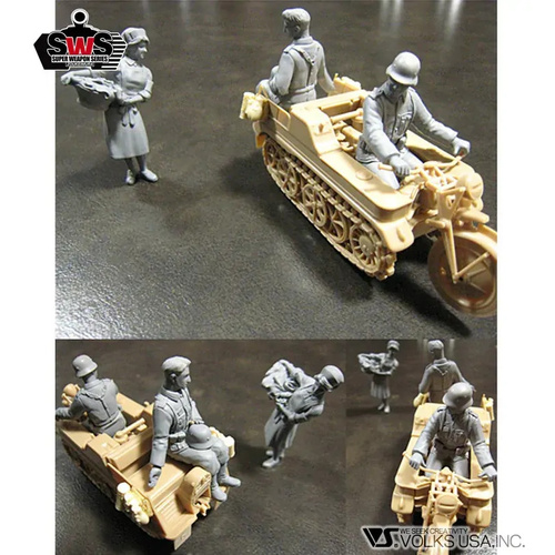 Zoukei Mura 1/32 Kettenkrad Luftwaffe Engineers & Nurse Set