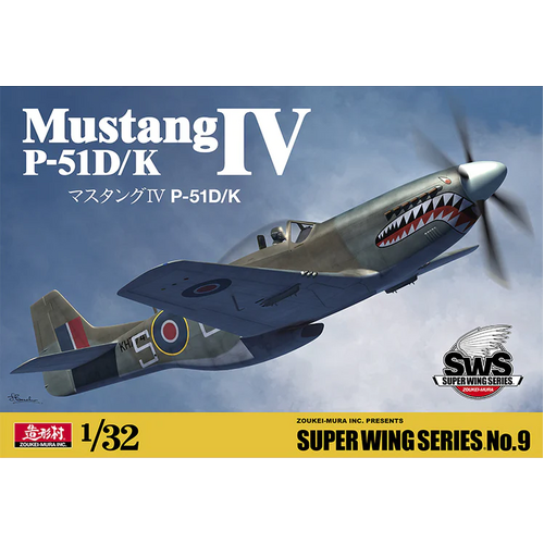 Zoukei Mura 1/32 P-51D/K Mustang IV *Aust Decals* Plastic Model Kit