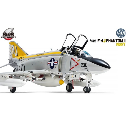 Zoukei Mura 1/48 F-4J Phantom II Navy Plastic Model Kit
