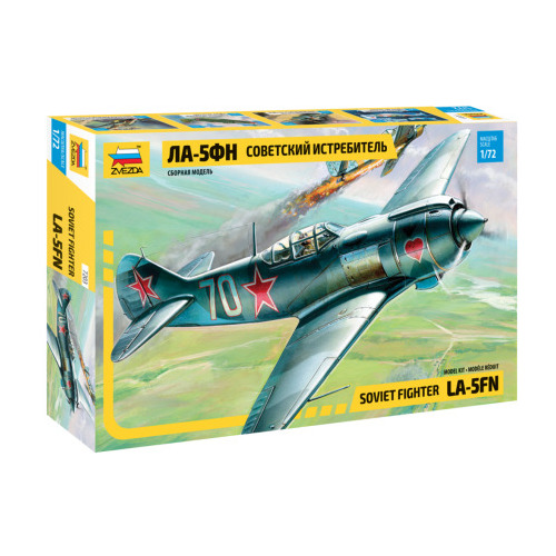 Zvezda 1/72 Lavotchkin LA-5 FN Soviet Fighter Plastic Model Kit