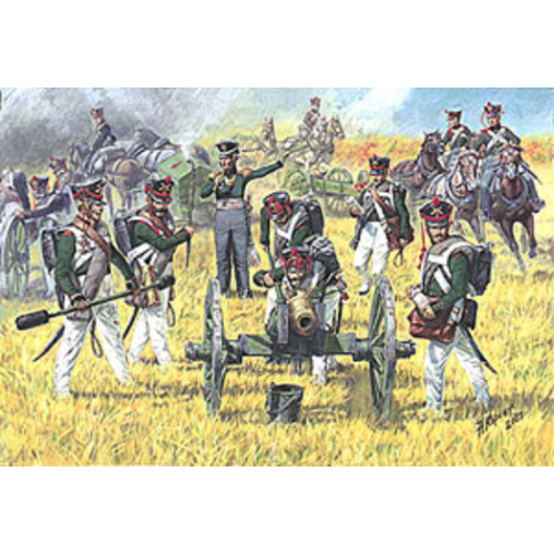 Zvezda 1/72 Russian foot artillery 1812-1815 Plastic Model Kit